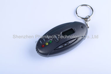 아BS 플라스틱 Keychain 흡입 알콜 검사자, 디지털 방식으로 알콜 발견자 빠른 응답