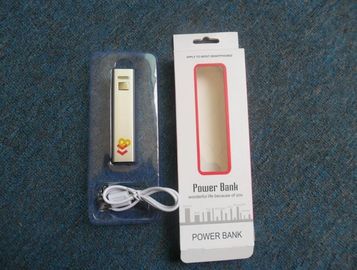2600mAh 금속 USB 휴대용 힘 은행, 빨간 분홍색 녹색은 검정