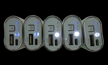 4400mah 실린더 Samsung 은하 주를 위한 재충전용 USB 휴대용 힘 은행