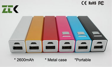 보편적인 립스틱 이동 전화/iPod를 위한 소형 힘 은행 2600mah