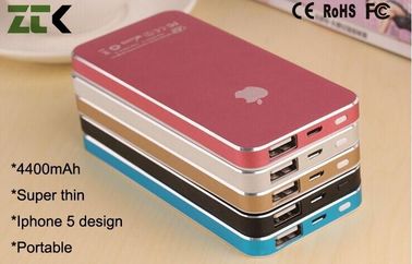 중합체 Iphone 5 모양 디지탈 카메라, MP3, MP4를 위한 휴대용 힘 은행