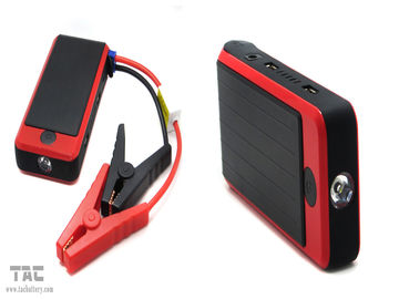 빨강에 있는 두 배 USB 휴대용 힘 은행 차 점프 시동기 12000mah