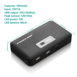 LED 플래쉬 등을 가진 이동할 수 있는 배터리 백업 충전기 7800MAH 차 점프 시동기