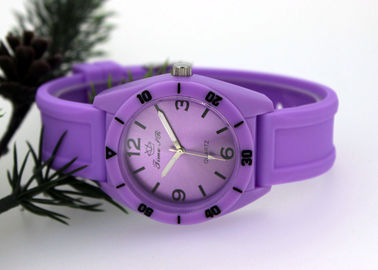 39MM x 39 MM 실리콘 결박을 가진 사춘기 일본 운동 석영 시계
