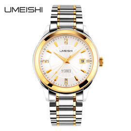 남성을 위한 스테인리스 QuartzWatch 상한 케이스 그리고 결박 경질 유리 손목 시계