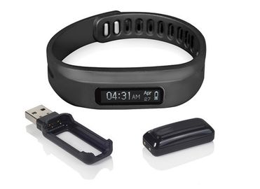 실리콘 소맷동을 가진 보수계 잠 추적자 Bluetooth 시계 팔찌
