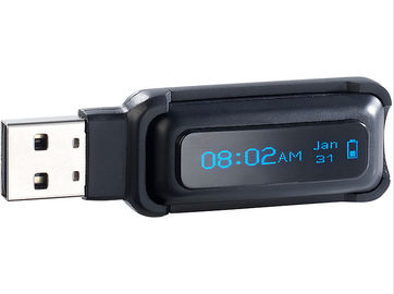 실리콘 소맷동을 가진 보수계 잠 추적자 Bluetooth 시계 팔찌